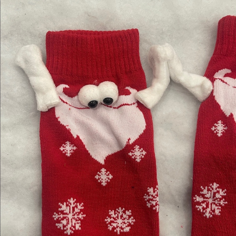 Holding Hands Socks Magnetic Sock Funny Gifts Women Men Teens Couples Friends - Picture 6 of 8